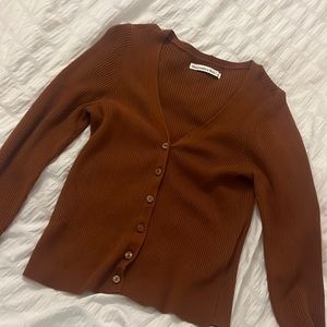 Abercrombie & Fitch Button Up Sweater